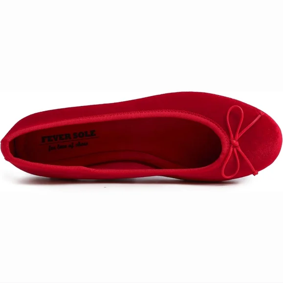 Red ballet flat - Picture 2 of 4